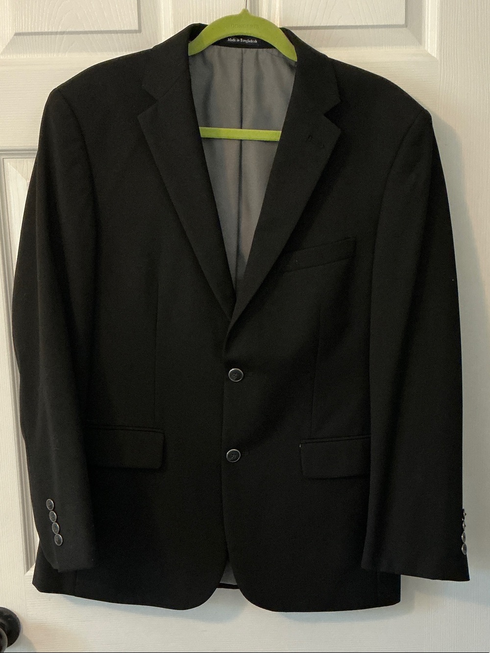 Pronto Uomo Black Men's Sport Coat - Classic Two-Button Blazer